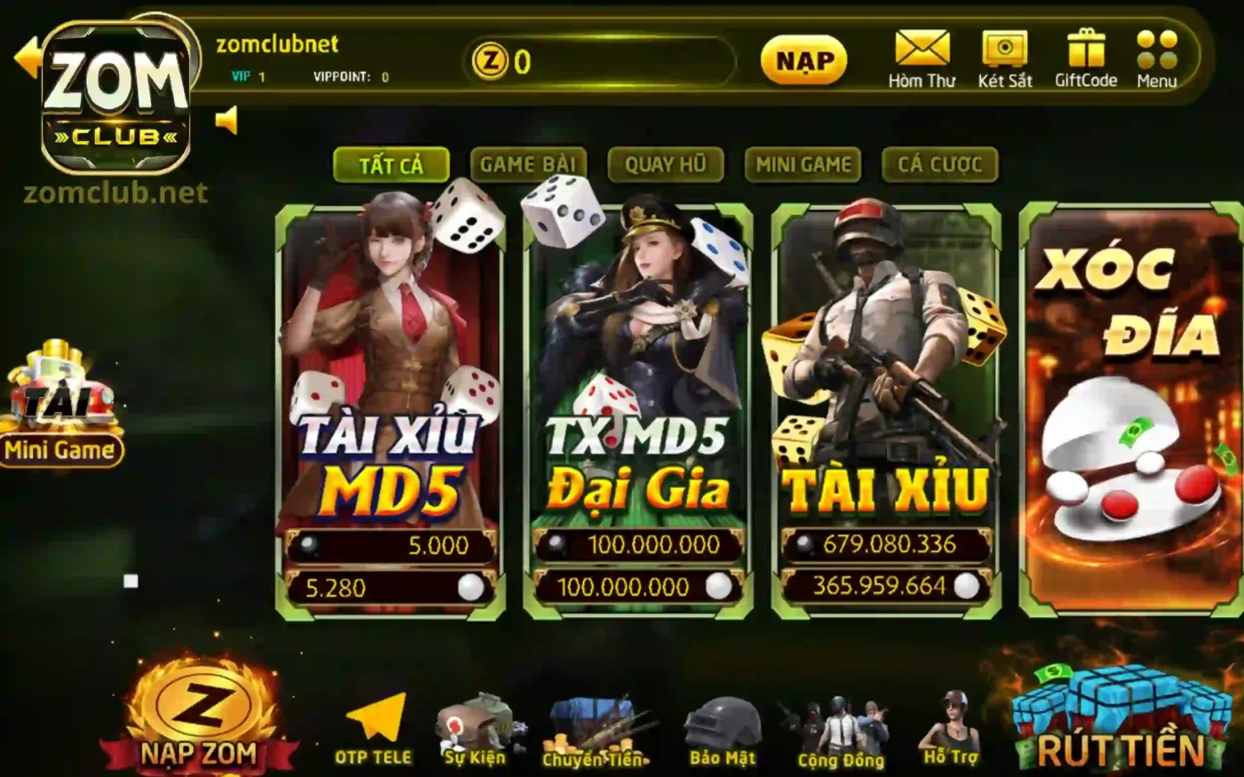 Tín đồ cá cược nhất định không được bỏ qua ZomClub